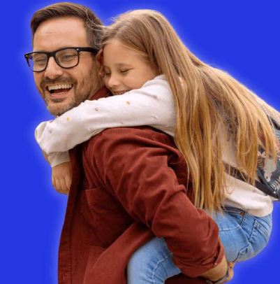 dad and daughter